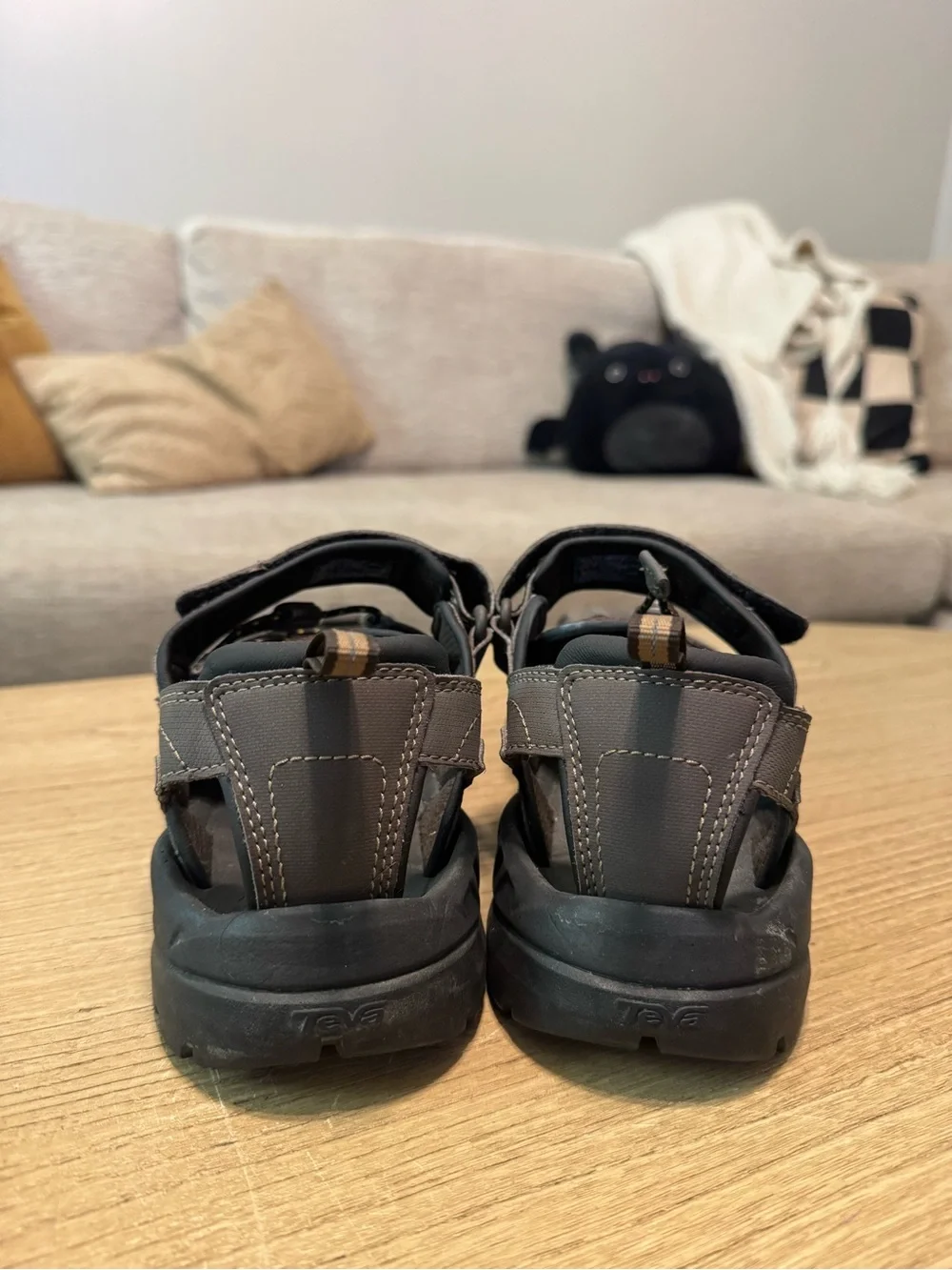 Teva Men's Dark Gray Outdoor Closed-Toe Sandals